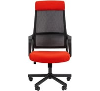 Офисное кресло CHAIRMAN 590 Россия черный/красный 00-07134736