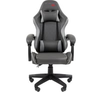 Офисное кресло CHAIRMAN CH28 экокожа, черно-серый 00-07162899