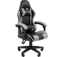 Офисное кресло CHAIRMAN CH29 экокожа, черно-серый 00-07145972