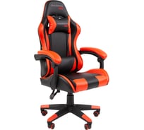 Офисное кресло CHAIRMAN CH29 экокожа, черно-красный 00-07145970