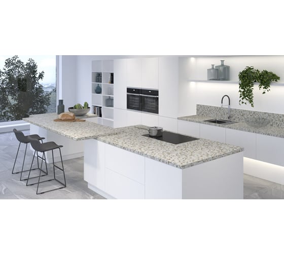 Прямоугольная столешница Союз 1200×600×r26×314м перлино ДМ/П/R0006/АА090/П0378/1200/600
