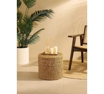 Круглый плетеный пуф Arya Home Arya ручная работа, Loise, 34x32 8680943234544
