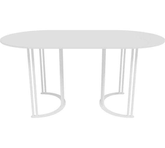 Стол овальный с металлическим подстольем GENGLASS VIOLUR GGT-20-3-3-16090