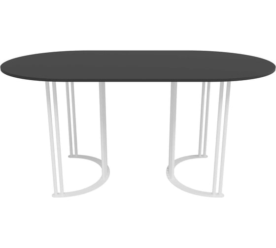 Стол овальный с металлическим подстольем GENGLASS VIOLUR GGT-20-3-2-16090