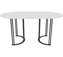 Стол овальный с металлическим подстольем GENGLASS VIOLUR GGT-20-2-3-16080