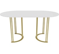 Стол овальный с металлическим подстольем GENGLASS VIOLUR GGT-20-1-3-16080