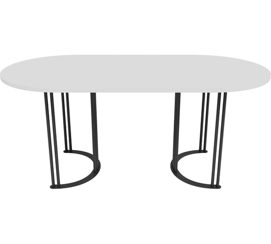 Стол овальный с металлическим подстольем GENGLASS VIOLUR GGT-20-2-3-18090