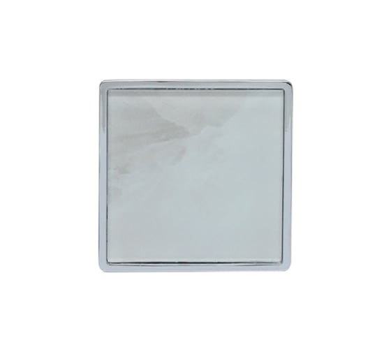 Ручка-кнопка MAKMART 32 мм, отделка хром глянец, стекло CC32xL65xW65V1
