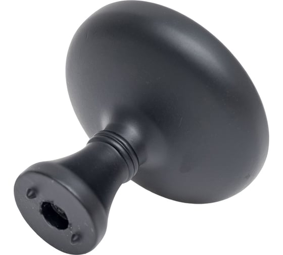 Ручка-кнопка MAKMART отделка черный матовый M318.K.BLACK