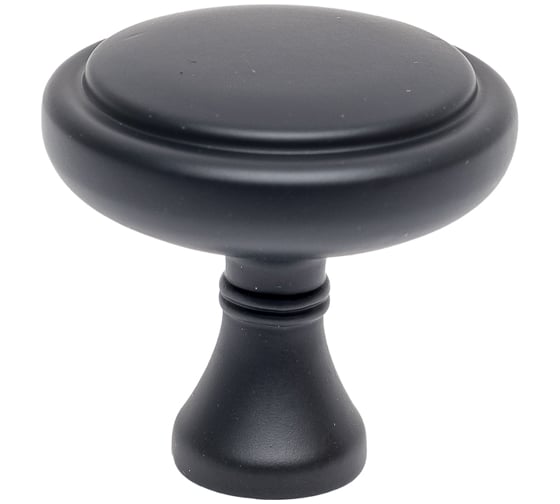 Ручка-кнопка MAKMART отделка черный матовый M318.K.BLACK