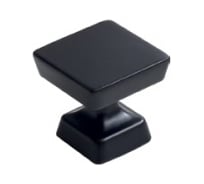 Ручка-кнопка MAKMART отделка черный матовый M8012.K.MB