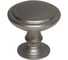 Ручка-кнопка MAKMART отделка сталь шлифованная M8062.K.MSN 1