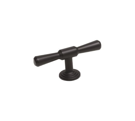 Ручка-кнопка MAKMART отделка черный матовый M8253.K.MB 1