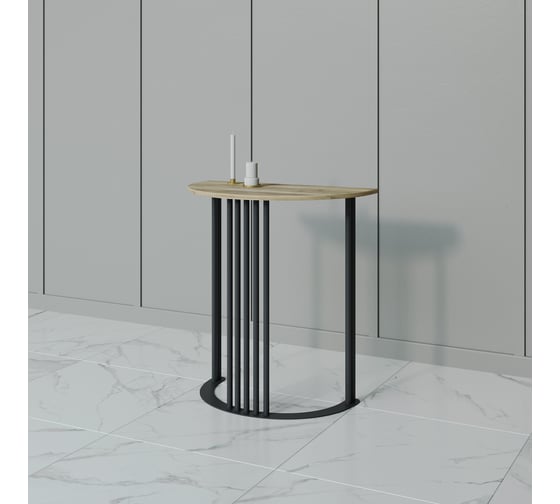 Консоль GENGLASS VIOLUR 70 с металлическим подстольем GGK-05-2-1-7040