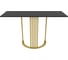 Консоль GENGLASS VIOLUR 120 с металлическим подстольем GGK-05-1-2-12040 1