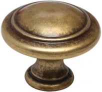 Ручка-кнопка Giusti, отделка бронза античная "Флоренция" WPO.2025Y.30.M00D1