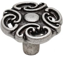 Ручка-кнопка Giusti, отделка старое серебро с блеском WPO.810Y.000.M00E8