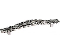 Ручка-скоба Giusti 128 мм, отделка отделка старое серебро с блеском WMN.707X.128.M00E8