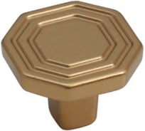 Ручка-кнопка Giusti, отделка золото матовое "Милан" WPO.824Y.000.M00R8