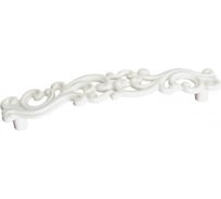 Ручка-скоба Giusti 128мм, отделка белый глянцевый WMN.721X.128.M00M2