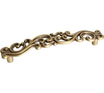 Ручка-скоба Giusti 128мм, отделка бронза античная "Флоренция" WMN.721X.128.M00D1