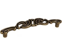 Ручка-скоба Giusti 128мм, отделка бронза античная "Флоренция" WMN.810X.128.M00D1
