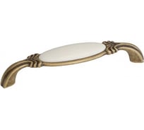 Ручка-скоба Giusti 128мм, отделка бронза античная "Флоренция" + керамика M78.X01.00.MD1G