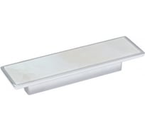 Ручка-скоба MAKMART 96 мм, отделка хром глянец + стекло CC96xL150xw44V1