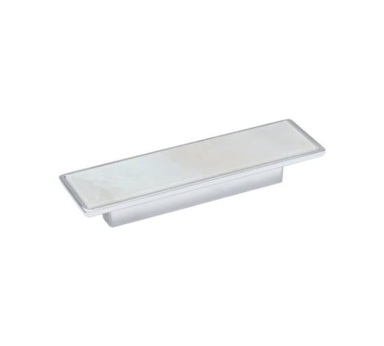 Ручка-скоба MAKMART 96 мм, отделка хром глянец + стекло CC96xL150xw44V1 1