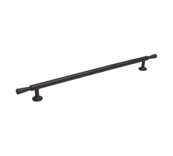 Ручка-скоба MAKMART 256 мм, отделка черный матовый M8253.256.MB