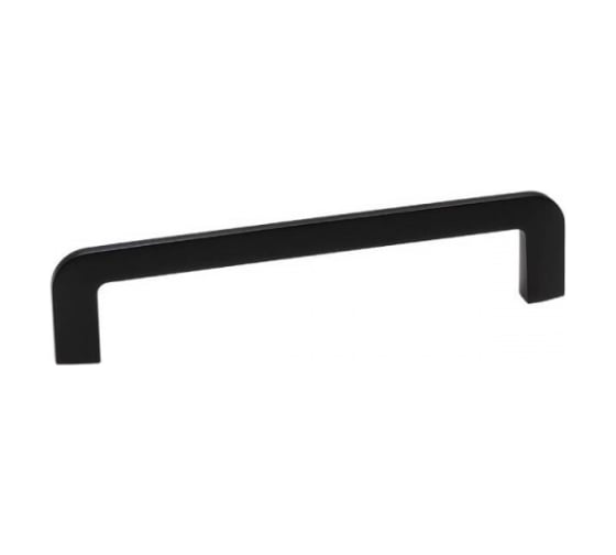 Ручка-скоба MAKMART 128 мм, отделка черный матовый M2722.128.MB 1