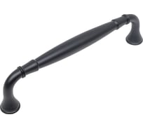 Ручка-скоба MAKMART 128 мм, отделка черный матовый M318.128.BLACK