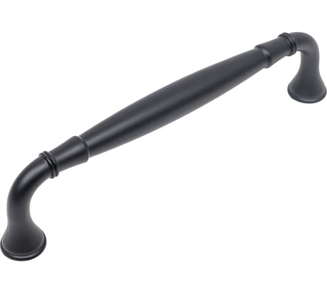 Ручка-скоба MAKMART 128 мм, отделка черный матовый M318.128.BLACK