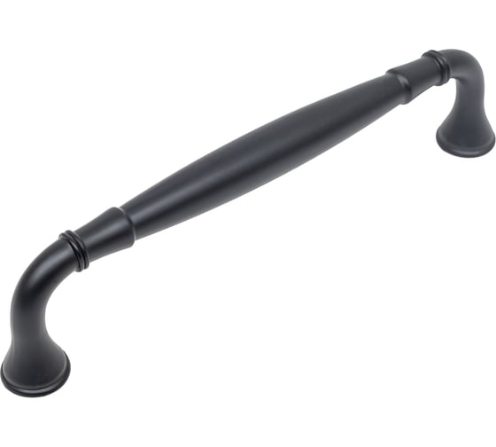 Ручка-скоба MAKMART 128 мм, отделка черный матовый M318.128.BLACK