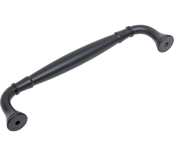 Ручка-скоба MAKMART 128 мм, отделка черный матовый M318.128.BLACK