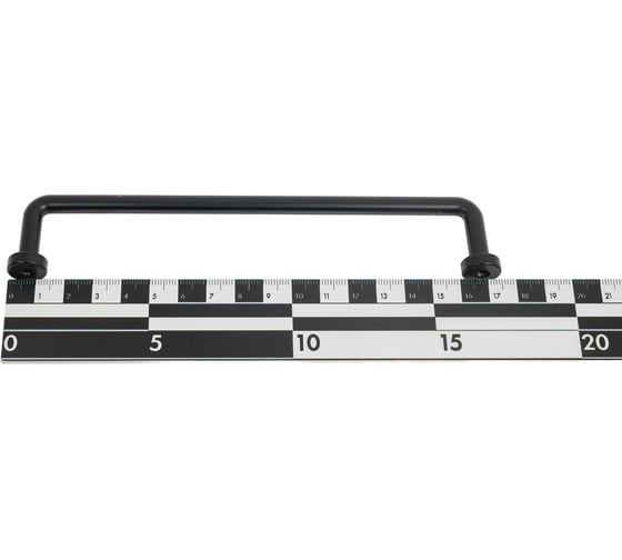 Ручка-скоба MAKMART 160 мм, отделка черный матовый M1827.160.MB