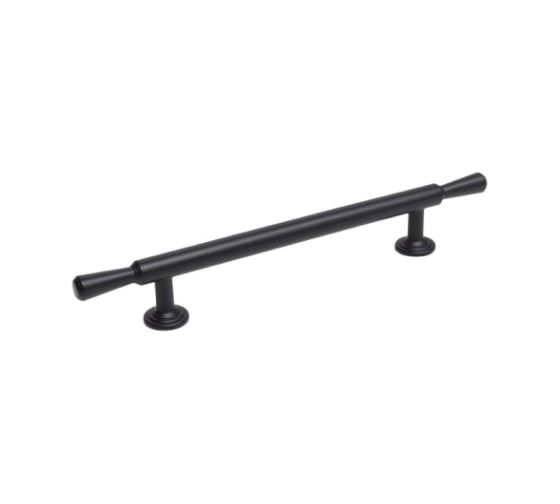 Ручка-скоба MAKMART 128 мм, отделка черный матовый M8253.128.MB