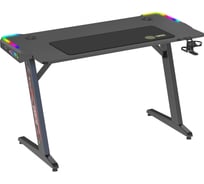 Стол игровой CACTUS CS-GTZ-BK-RGB столешница ДСП черный каркас черный 1994080