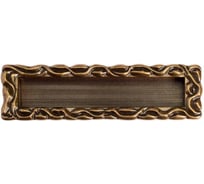 Врезная ручка Giusti 128мм, отделка бронза "Орваль" WMN.639X.128.J00A8