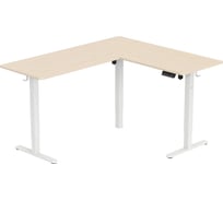 Стол для компьютера CACTUS CS-EDXL-WWD столешница МДФ белый дуб каркас белый 140x72x60 см 2024862