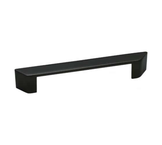 Ручка-скоба MAKMART 128 мм, отделка черный матовый M2759.128.MB