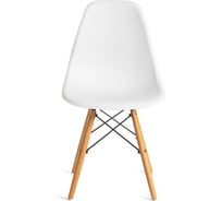 Стул Tetchair CINDY EAMES mod. 001 / 1 шт в упаковке дерево бук/металл/сиденье пластик, 51x46x82.5 см, white белый 14211