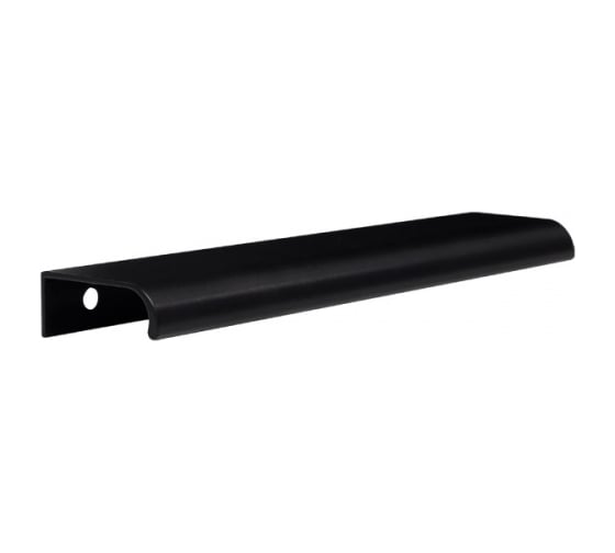 Ручка накладная MAKMART L.192 мм, отделка черный матовый (покраска) WAVE.0160.9005