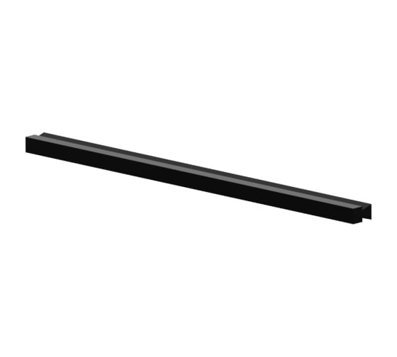 Ручка накладная MAKMART Fort L.340 мм, отделка черный матовый (покраска) FORT.0340.9005