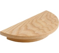 Ручка накладная MAKMART 150x75 мм, отделка ясень натуральный (лак) WH.04.0064.AS-AL