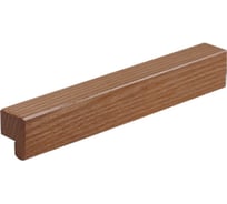 Ручка накладная MAKMART L.160 мм, отделка под орех (лак) WH.01.0128.AS-NL