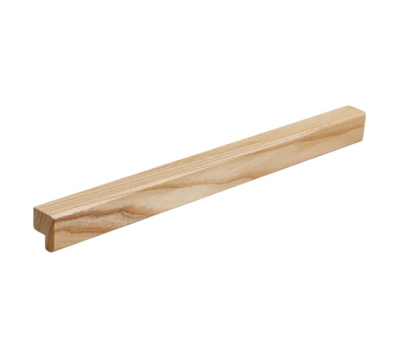 Ручка накладная MAKMART L.320 мм, отделка ясень натуральный (лак) WH.01.0288.AS-AL 1