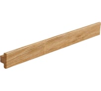 Ручка накладная MAKMART L.320 мм, отделка ясень натуральный (лак) WH.02.0288.AS-AL