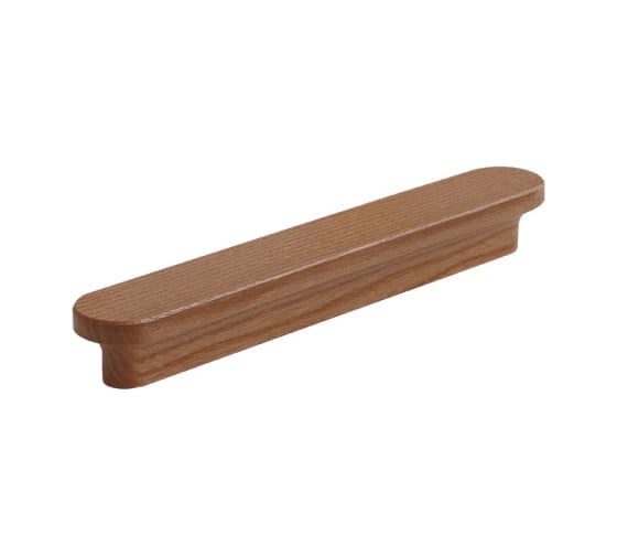 Ручка накладная MAKMART L.200 мм, отделка под орех (лак) WH.03.0160.AS-NL