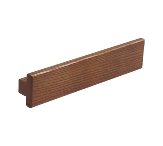 Ручка накладная MAKMART L.160 мм, отделка под орех (лак) WH.02.0128.AS-NL 1